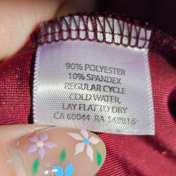 Smash + Tess Red Velvet Romper Sz S - Picture 7 of 8